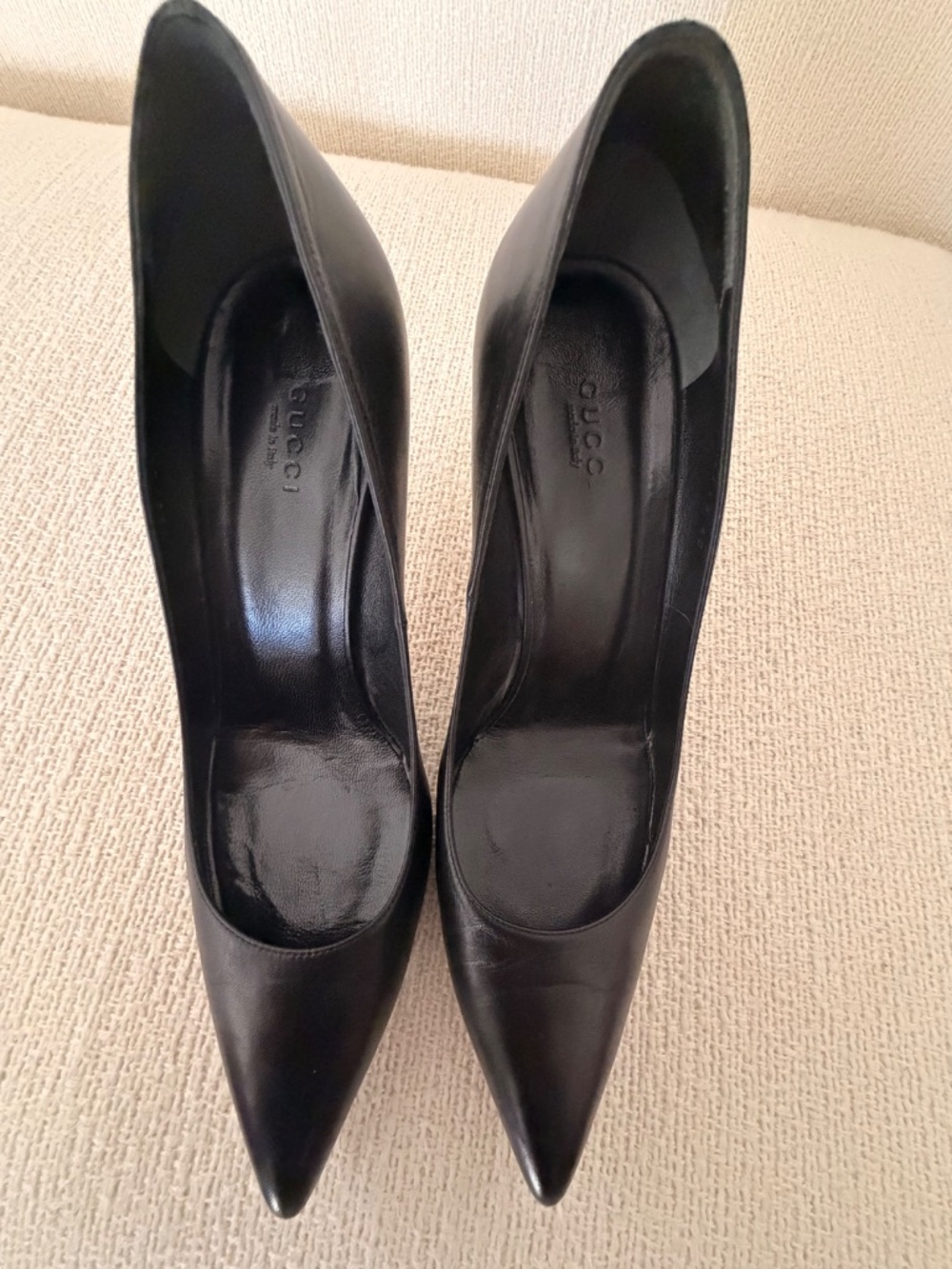 Gucci black leather pumps - Picture 4 of 10
